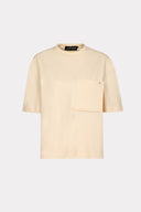 T-Shirt em Malha com Bolso