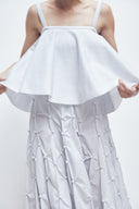 Blusa Alças Tricô Evasê