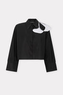 Camisa Tricoline Flor