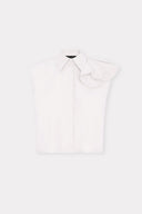 Camisa sem Mangas Tricoline Flor