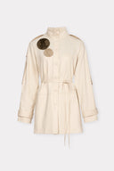 Parka de Sarja Broches Banqueta