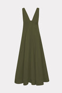 Vestido Pregas De Nylon