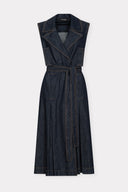 Vestido Trench em Jeans