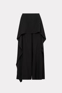 Calça Com Basque De Crepe