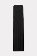 Vestido Longo De Crepe