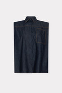 Camisa sem Mangas Jeans