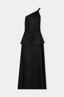 Vestido de Linho com Basque Removível
