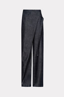 Calça Trespassada Jeans Leve