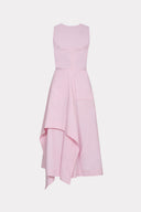 Vestido Assimétrico Algodão Empapelado