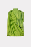 Camisa De Organza Com Capa Balonê Removível