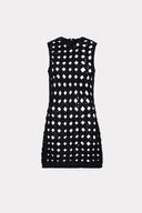 Vestido Curto Tricô Trama Manual