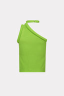Blusa Um Ombro Só Enchimento Cilíndrico