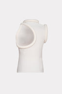 Blusa Decote Assimétrico Enchimento Cilíndrico