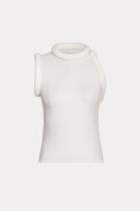 Blusa Decote Assimétrico Enchimento Cilíndrico