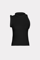 Blusa Decote Assimétrico Enchimento Cilíndrico