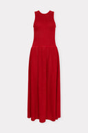 Vestido com Basque Removível Tricô Tela