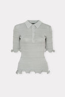 Blusa Polo de Tricô Curvas