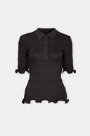Blusa Polo de Tricô Curvas