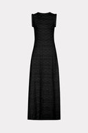 Vestido Tricô Cordas Tridimensionais