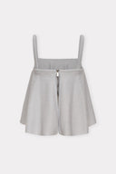 Blusa Alças Tricô Evasê