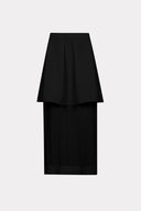 Saia Peplum Tricô Organza
