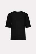 T-Shirt Modelagem Ampla Tricô Organza