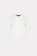 T-Shirt De Tricô Liso