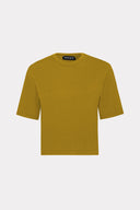 T-Shirt De Tricô Liso