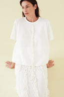 Blusa Evasê de Tricô Franja Cipó
