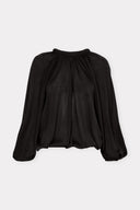 Blusa em Tricô Balonê de Mangas Longas