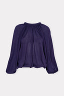 Blusa em Tricô Balonê de Mangas Longas