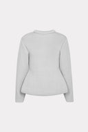 Pull Acinturado De Tricô Neoprene