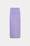 Saia Midi De Tricô Neoprene