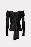Blusa Ombro a Ombro Broches Banqueta