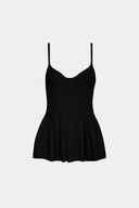 Blusa Peplum Tricô Canelado