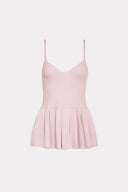 Blusa Peplum Tricô Canelado
