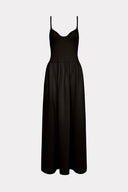 Vestido Alças Tricô Canelado