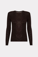 Blusa Manga Longa Tricô Lurex
