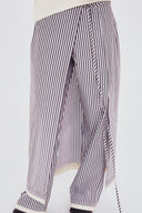 Calça de Tricoline Listrada