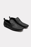 Mocassim de Couro Trançado