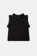 Blusa em Tricô Triângulos