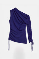 Blusa Drapeada em Tricô