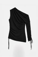 Blusa Drapeada em Tricô