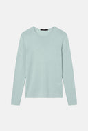 Blusa de Manga Longa em Tricô Leve