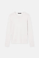 Blusa de Manga Longa em Tricô Leve