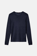 Blusa de Manga Longa em Tricô Leve
