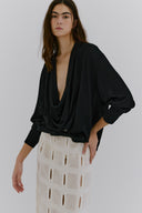 Blusa em Tricô Degagê