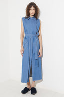 Vestido Jeans Bolso Origami