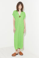 Vestido Midi De Tricô Texturizado