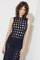Vestido Midi Tricô Trama Manual